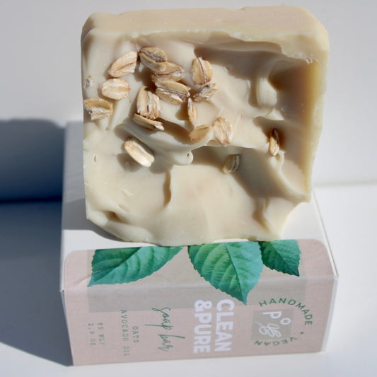 Organic Fragrance-Free Vegan Oatmeal Soap