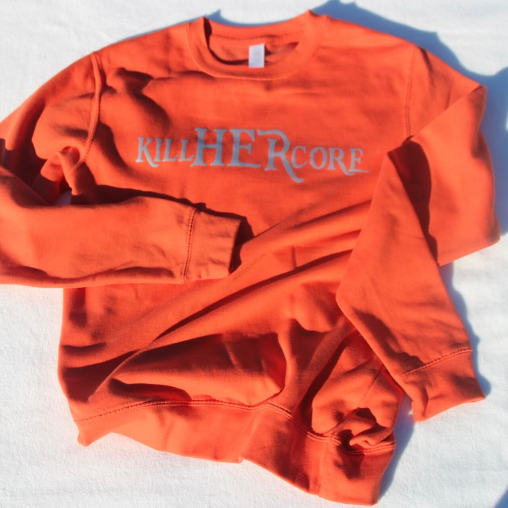 Burnt Orange Crew Neck Sweater